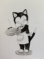 Baking kitten