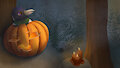Pumpkin little crow