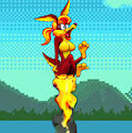 Dottie Coyote, Flame Game by mreiof
