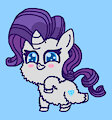 Fluffy baby Rarity