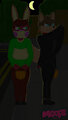 Moops and Felix halloween
