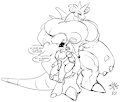 Inktober 25: Buddy! by RiR