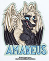 Amadeus Large Bust Badge by LexiFoxxx