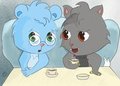 Drinking tea by TeddyLucky