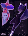 Akio and Nila as Spider-Man and Black Cat