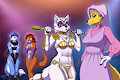 Foxy costume swap by HeresyArt