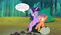 Camping with Twilight by LunaticDawn
