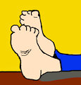 Gadget showing her feet - Digital by Bartell