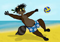 Beach fun by Rasik