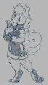 Latex Vulpix Gartic Phone by Stormdragonblueart
