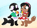 Having Snow Cones -By Pukopop-