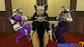 Asriel, Fem Asriel and Rouge nun.