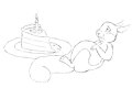 birthday cake by sqrl