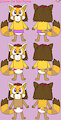 Sophie the Red Panda Model Sheet
