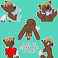 Blake stickers by Cake