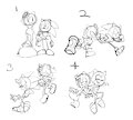 SonAmy Sample Sketches