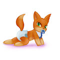 Smol Baby Fox by DuArtPengu