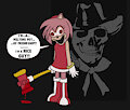 Mugi Draws Halloween Amy Rose by SamuraiCanine