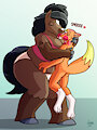 [C] Horse and fox by JAMEArts