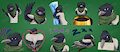 Crow Stickers