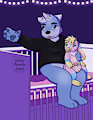 Crunchy and Little Ralf by LittlePeachyOwO