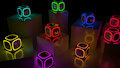 Glowing Cubes - Animated! by CarlFoxmarten