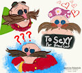 Sexy Eggman sketches
