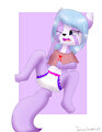 Lilith Showing her diaper and pees by XaveyPike1