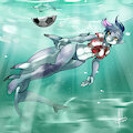 playing below the waves