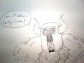 Eaten Through a Helmet