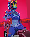 K/DA Akali Orange and Blue 2021-05-24