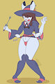 Bunny Akko casting the wrong spells