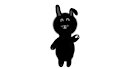 tiny bunny by wolfmangoUWU