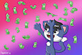 Falling Money (commission)