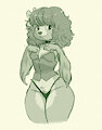 Thighs dog