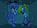 Vanessa & Angel In Water Breath Play