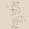 some jack doodles standing nude sfw 30%