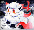 Zorua of Hisui by Kuflas