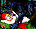 red riding hood and the wolf