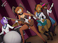 Commission Hound concert by DrakeRex