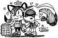 Marine & Cream's kiss^w^