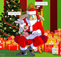 Beware of the bunny, Santa! by krezz