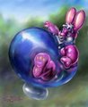 Jimmy the Bunny Balloon - amethystbouncybunny - '12 