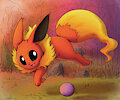 So Eevee, but fire type this time.