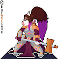 hammer cow [animated sprite] by SevsArtCave