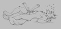 “Sheath play” by keihound by WolfSkoll
