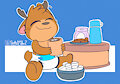 Cookie n, cocoa break.