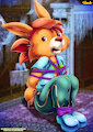 Periwinkle Bellflower tied up securely by Palcomix