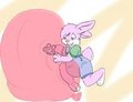Squeakybunny vs. Big Red! - by Jeffy 