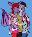 Happy Family by Tavvycat